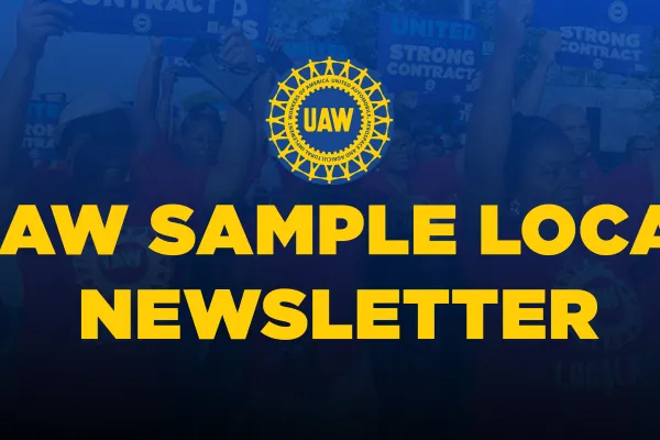 Sample Newsletter Feature